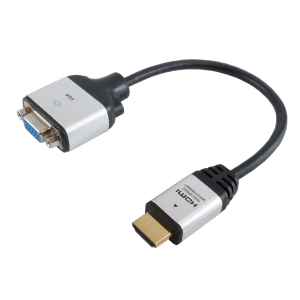 HDMI→VGA変換アダプタ 15cm HDMIオス to VGAメス