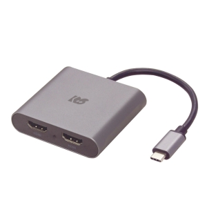 USB Type-C to デュアルHDMIディスプレイアダプター